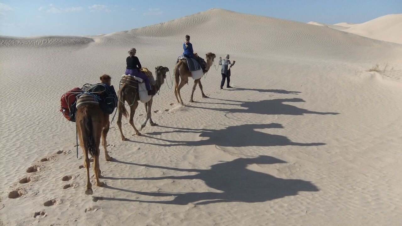 Die Stille erleben - Wüstenretreat mit Kameltrekking in Tunesien mit drei Schweigetagen