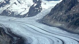 Der Aletschgletscher - Zeuge des Klimawandels in den schweizerischen Hochalpen