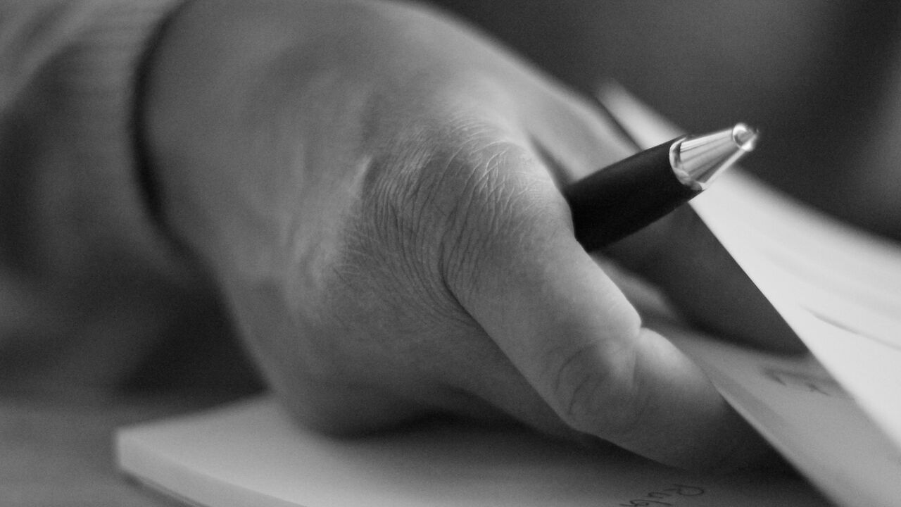 Schreiben über den Rand hinaus