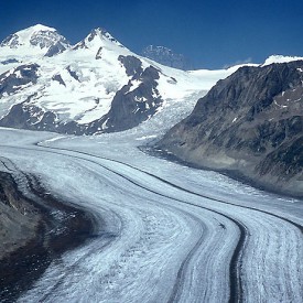 Der Aletschgletscher - Zeuge des Klimawandels in den schweizerischen Hochalpen